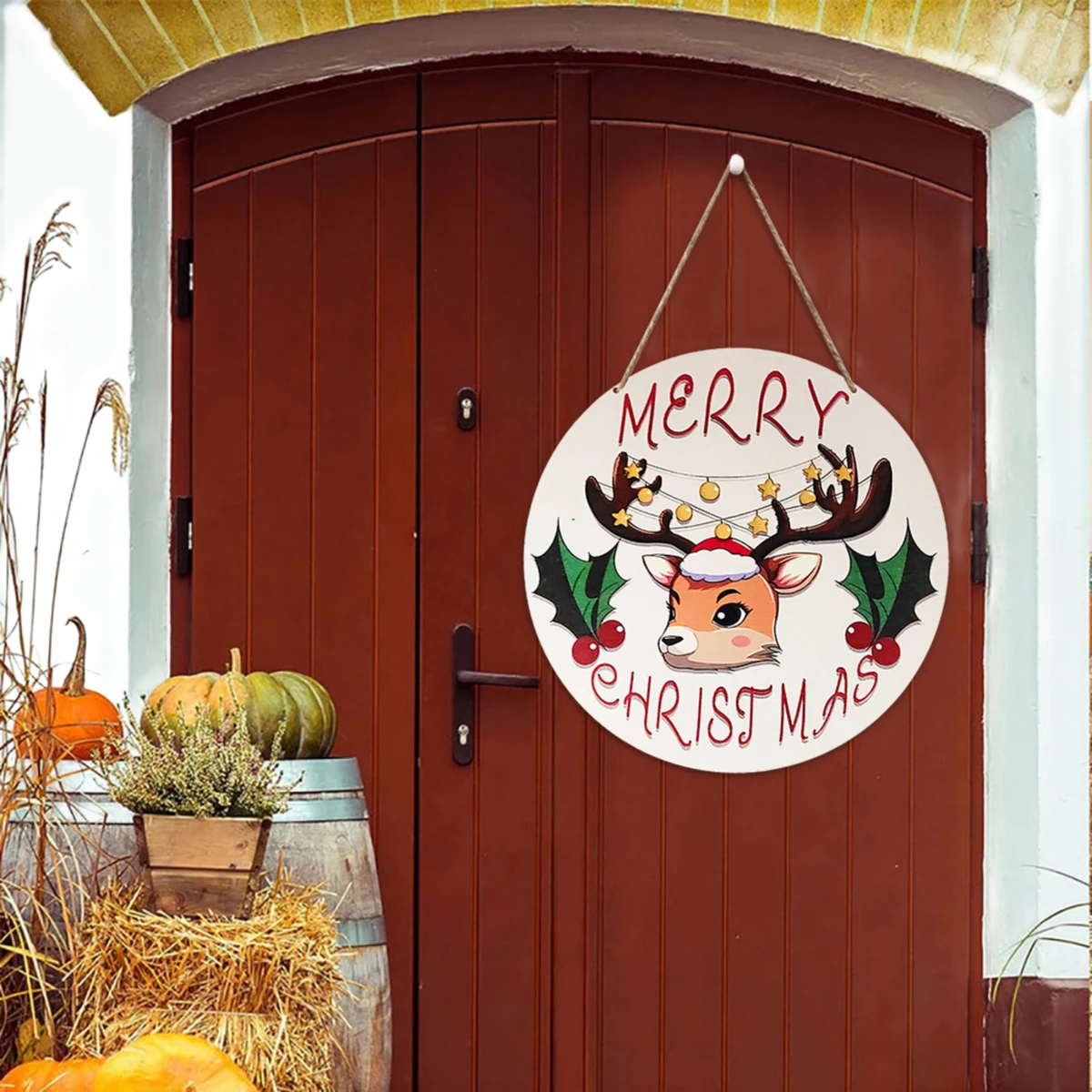 Christmas Door Sign Decor 1