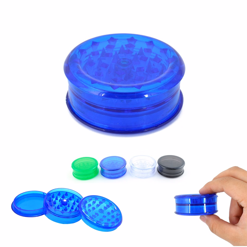 3-Piece 2.4" Plastic Herb Grinder