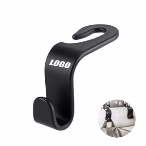 Durable Metal Car Chair Hooks With Silicone Covered Key Position