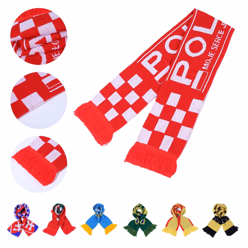 Acrylic Knit Cheer Scarf