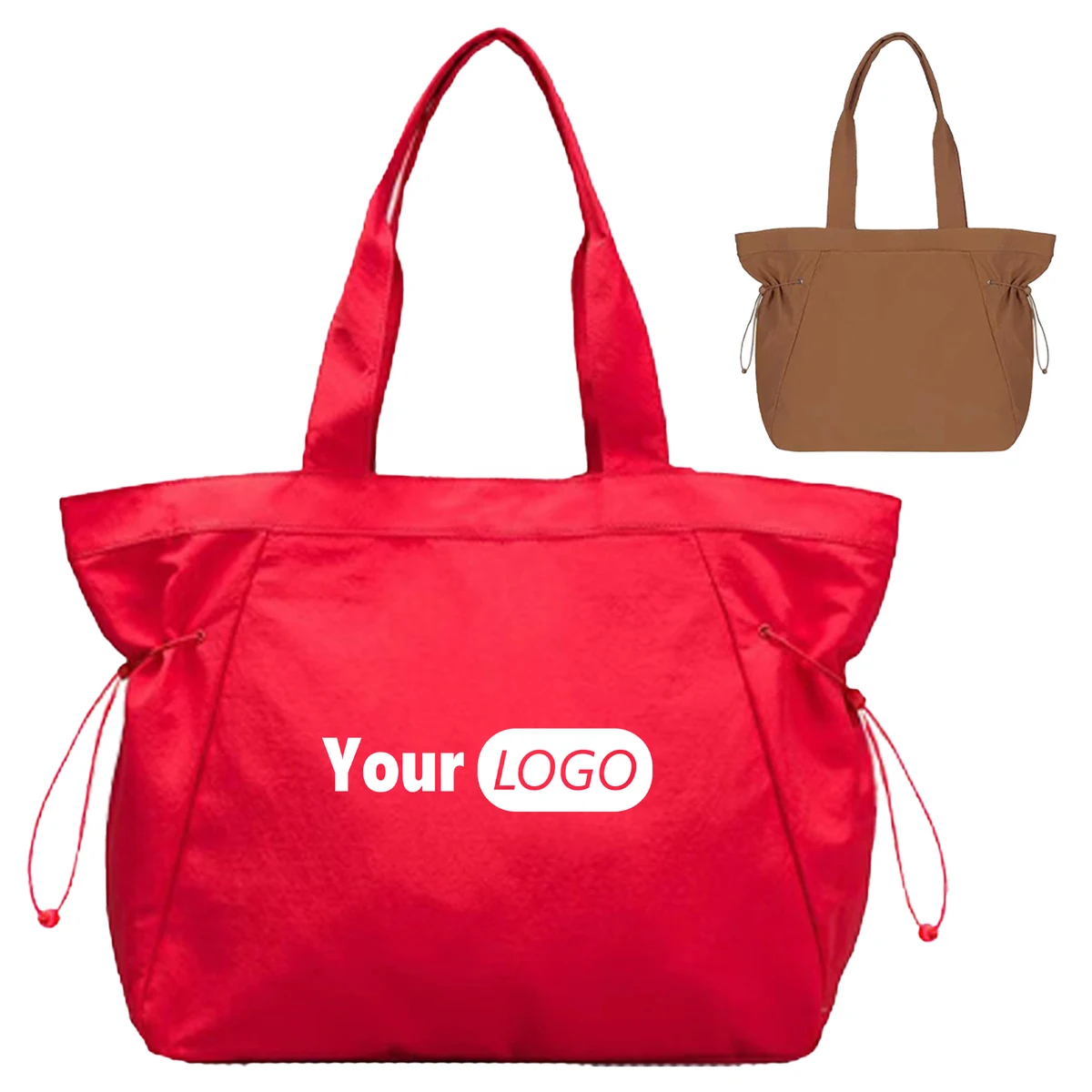 Nylon Ladies Carrying Commuting Bags, custom tote bag with logo imprint 1