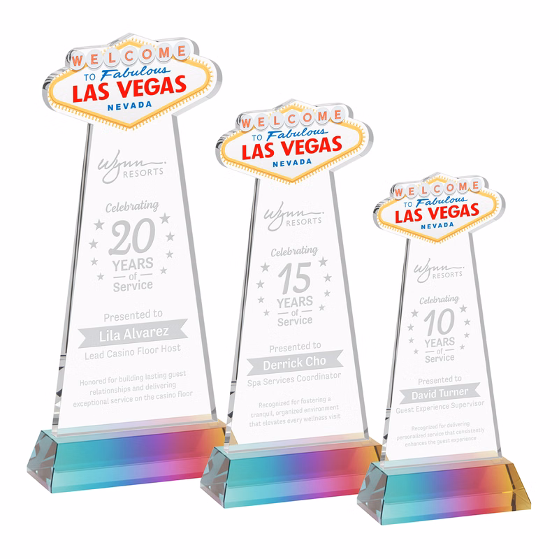 Las Vegas Award on Hartford Base - Prismatic