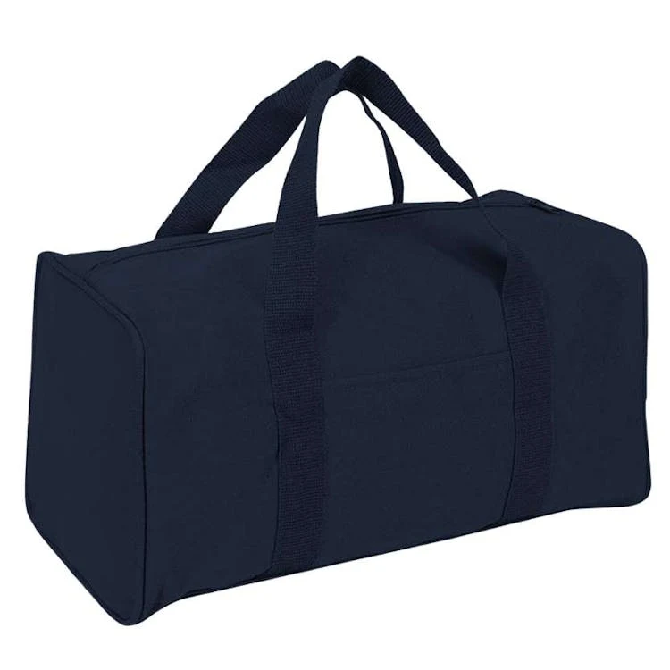 Square Duffel Bags Navy 15" 1