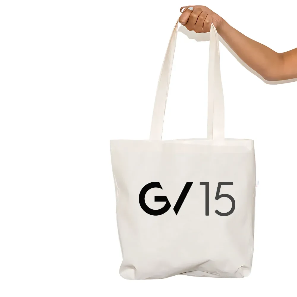 Medium Weight Canvas Tote, custom tote bag with logo imprint 1