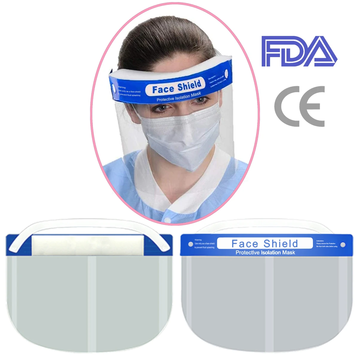 PPE FDA Approved Face Shield 1