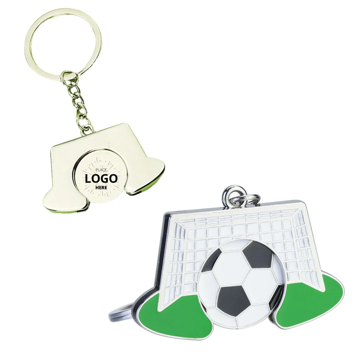 Custom Logo Soccer Commemorative Keychain 1