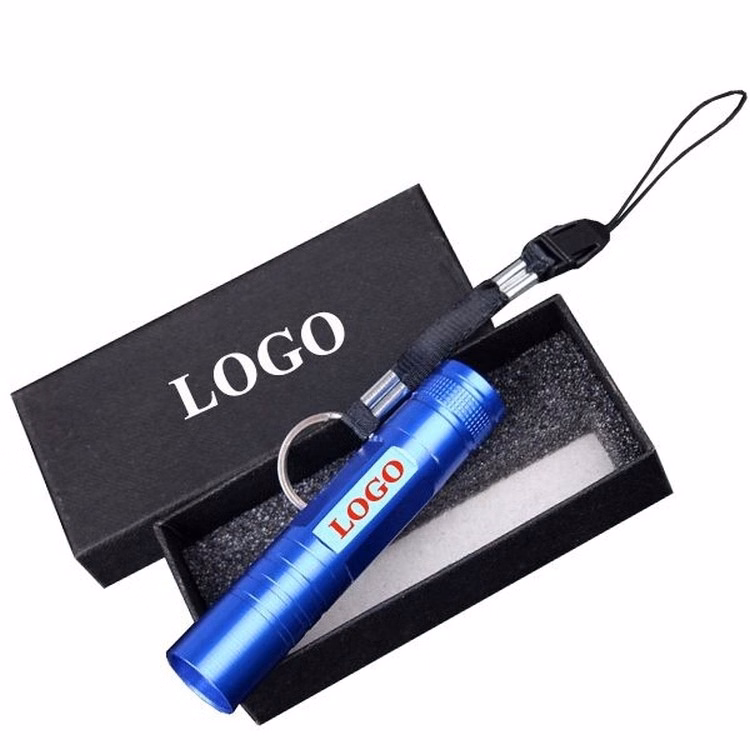 Aluminum Alloy Push-Button LED Promotional Flashlight