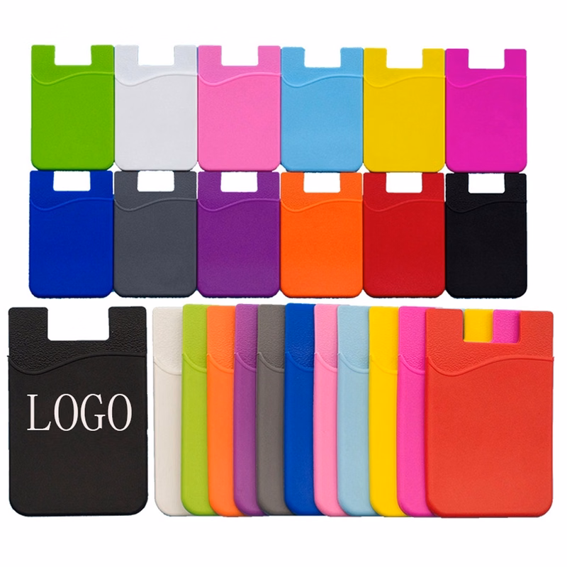 Adhesive Stick Silicone Phone Wallet