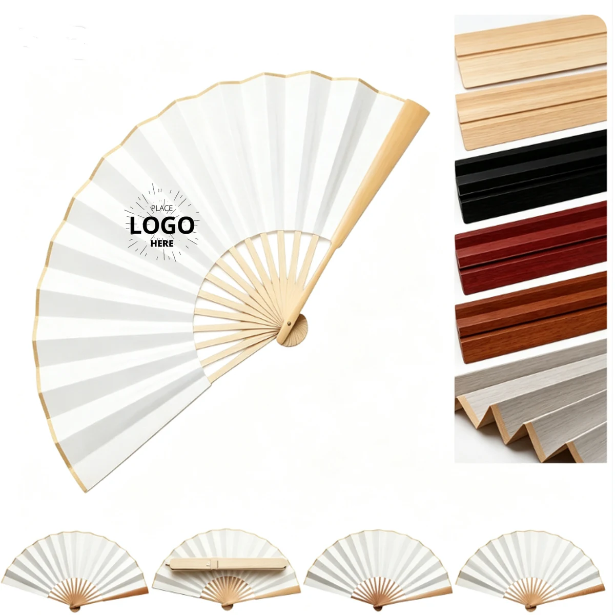 Promotional Custom Printed Folding Hand Fan 1