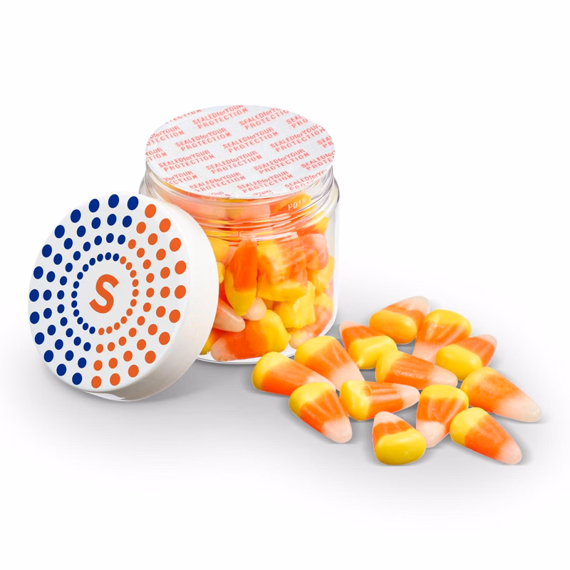 2 OZ JAR OF CANDY CORN