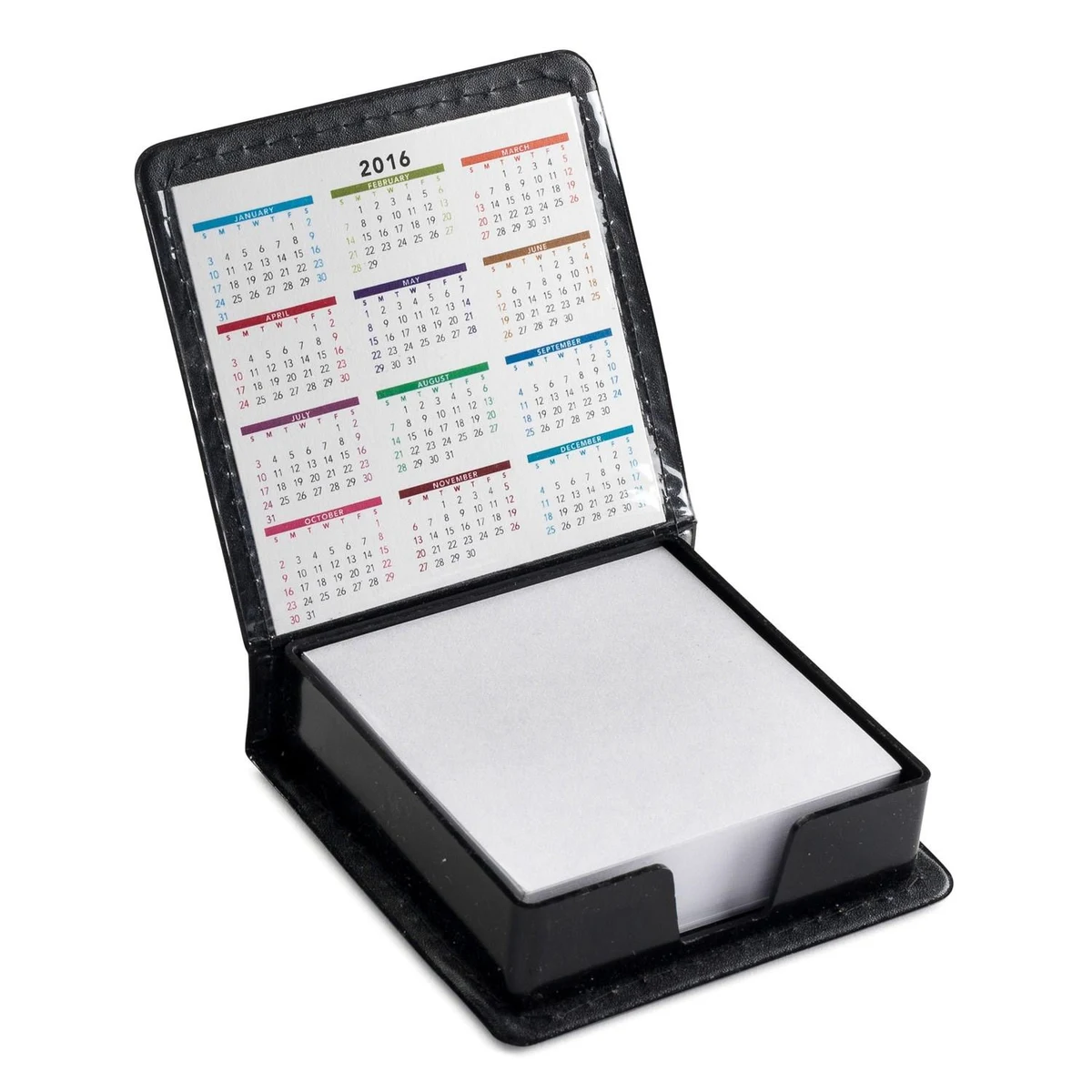 Small Batch -Leatherette Flip-Top Calendar Box with White Note 1