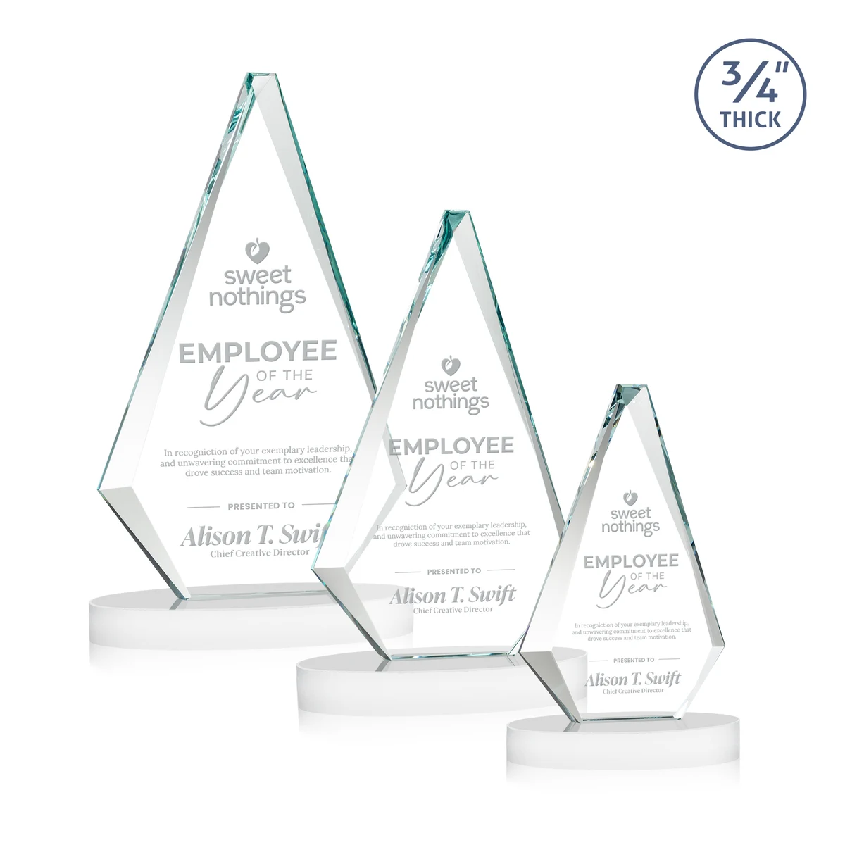 Windsor Award on Alberton Base - White 1