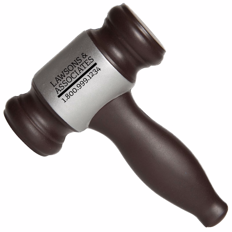 Gavel Shaped Stress Reliever