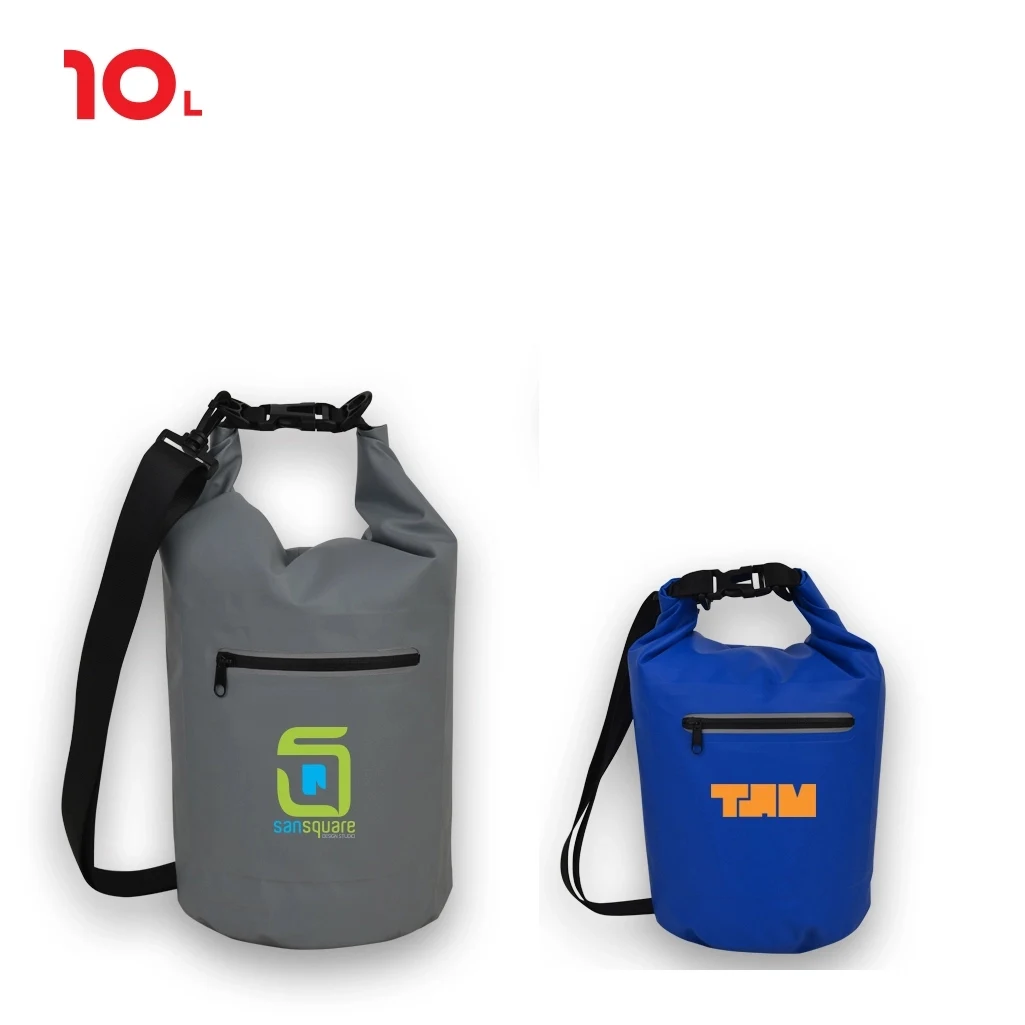 Premium 10L Waterproof Sport Bag with Outer Zipper 1