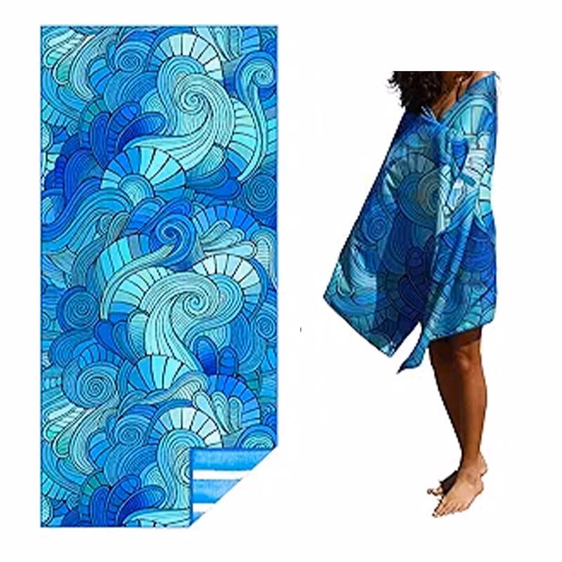Microfiber Cloth Customizable 55"x28" Towel MOQ 30