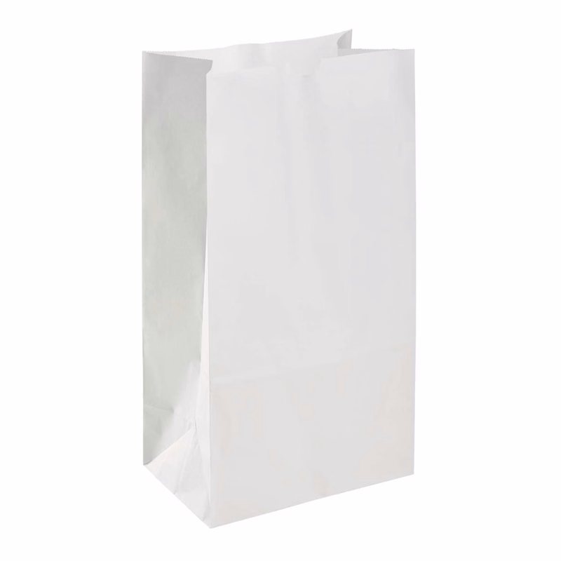 White takeout bags