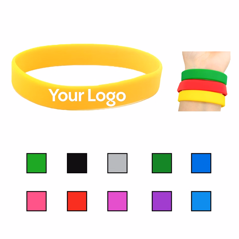 Silicone Wristbands Bulk for Team Events Identification