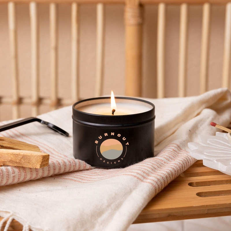 CANDLE TIN - DIRECT PRINT