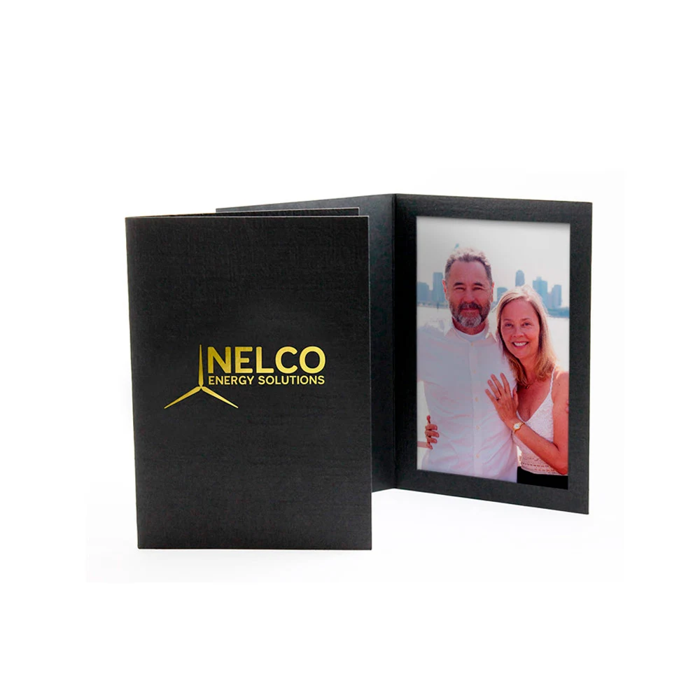5" x 7" Black Photo Folders 1