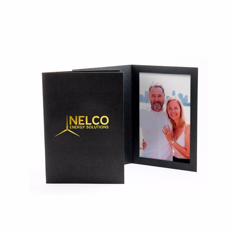 5" x 7" Black Photo Folders