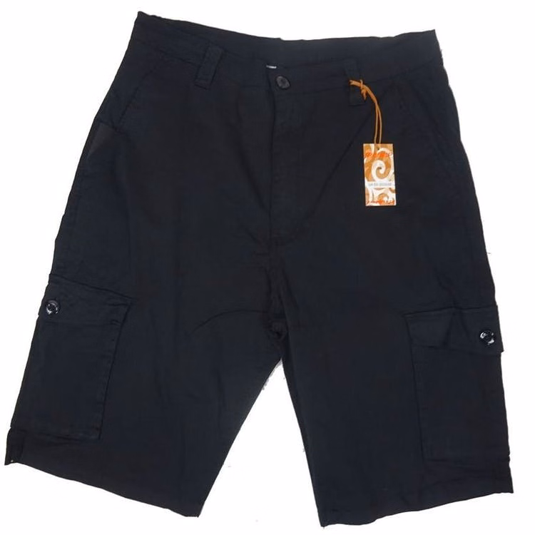 Men's Cargo Shorts - Black Sizes 30-42