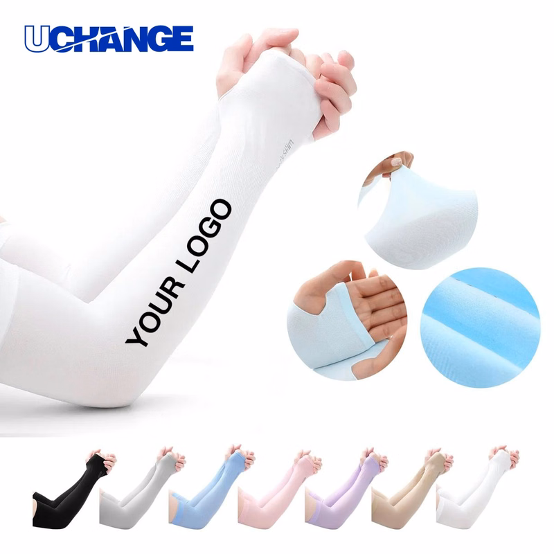 Ice Silk Cooling Sleeves Cover for Sports Use