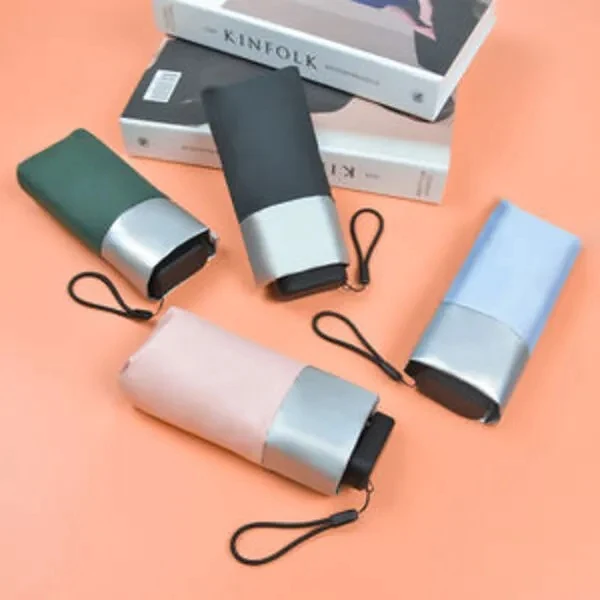 Compact 5-Fold Waterproof Mini Umbrella for Women 1