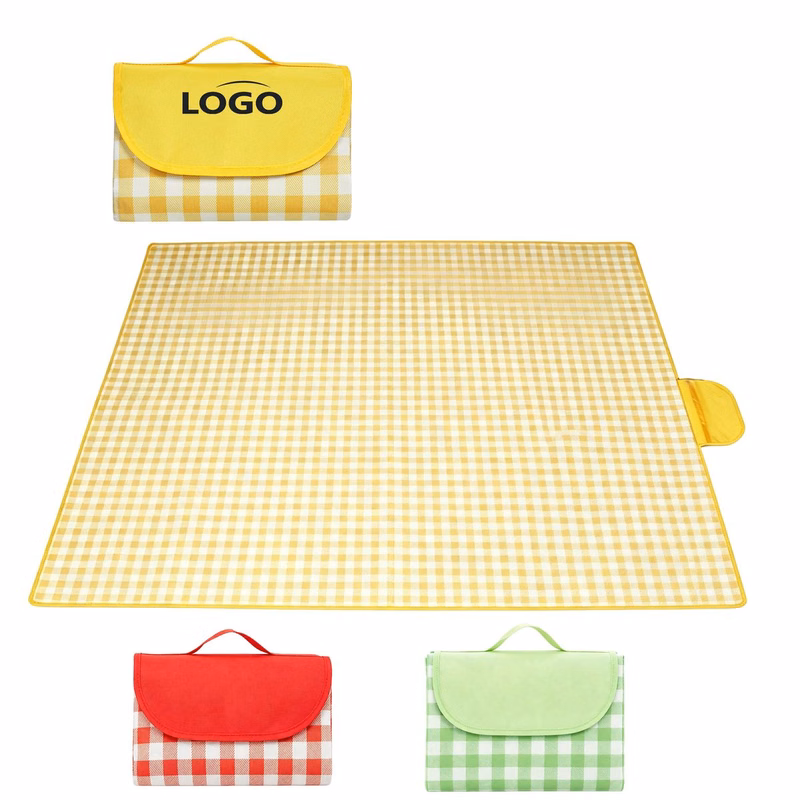 Portable Foldable Plaid Picnic Mat
