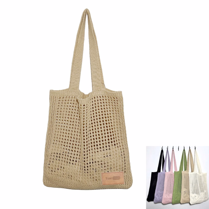 Knitted Shoulder Bag Women Handbag Summer Beach