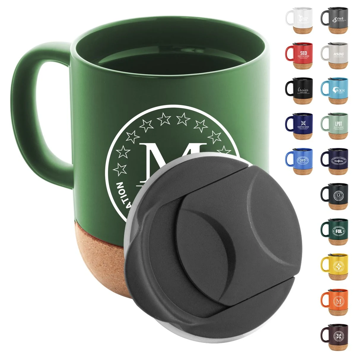 Cork Base Ceramic Mug 1