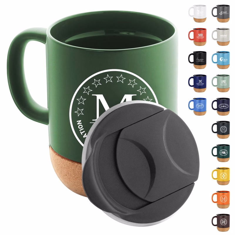 Cork Base Ceramic Mug