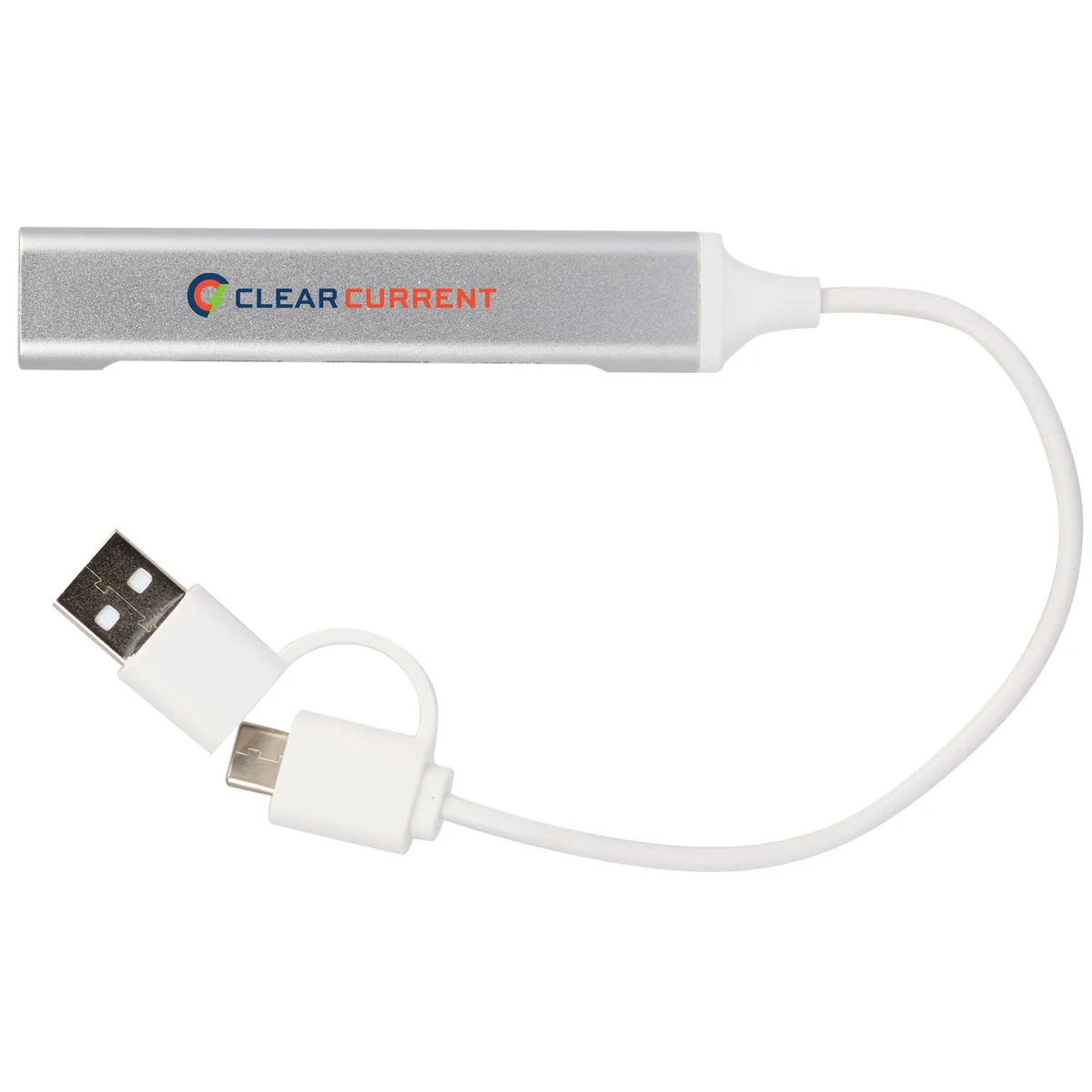 Aluminum 4-Port USB-A and C Hub 1