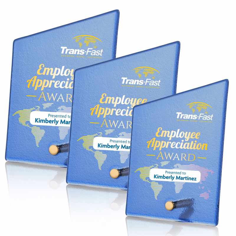 Atchison Blue Slant VividPrint™ Award - Gold