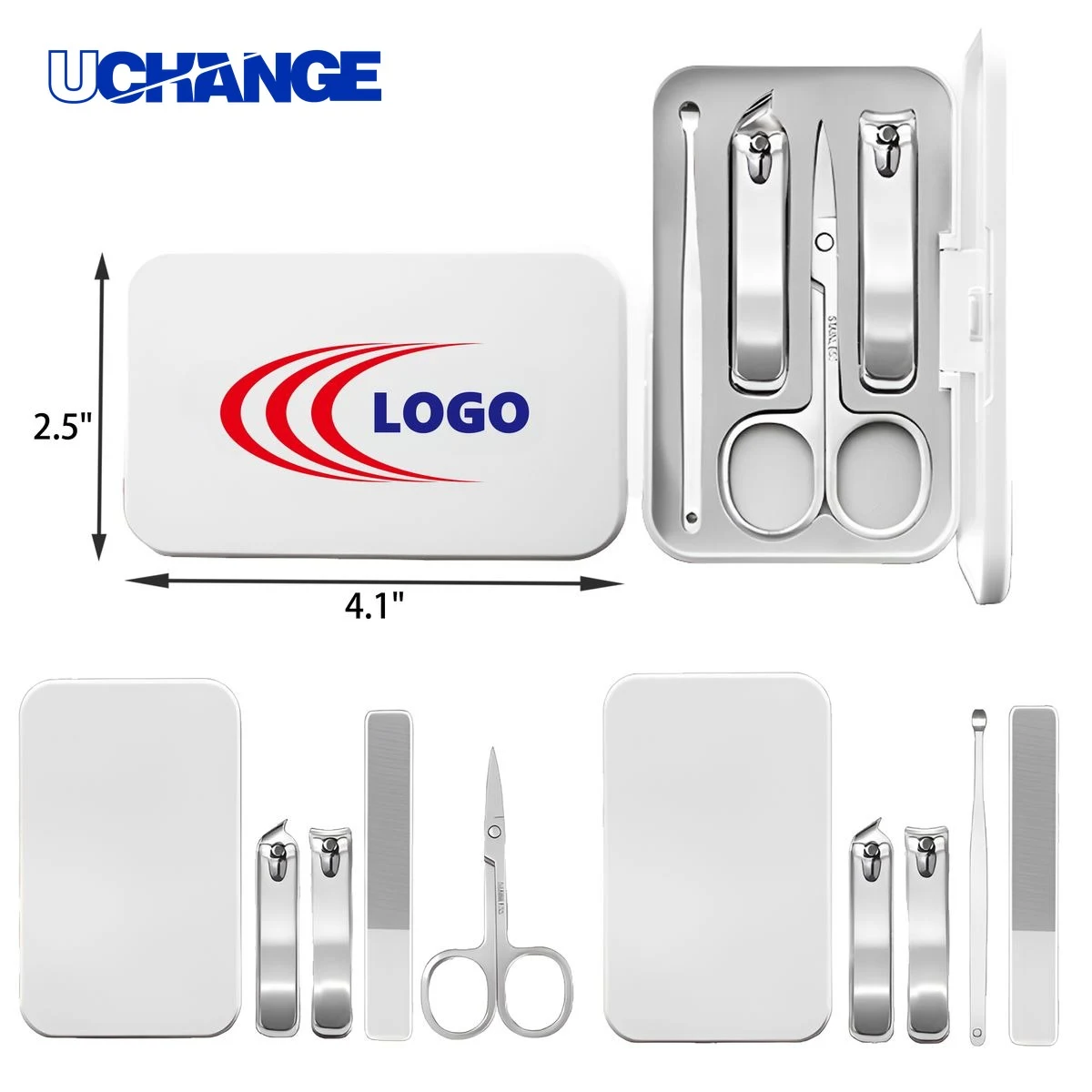 Hygienic Stainless Steel Nail Clippers Set 1