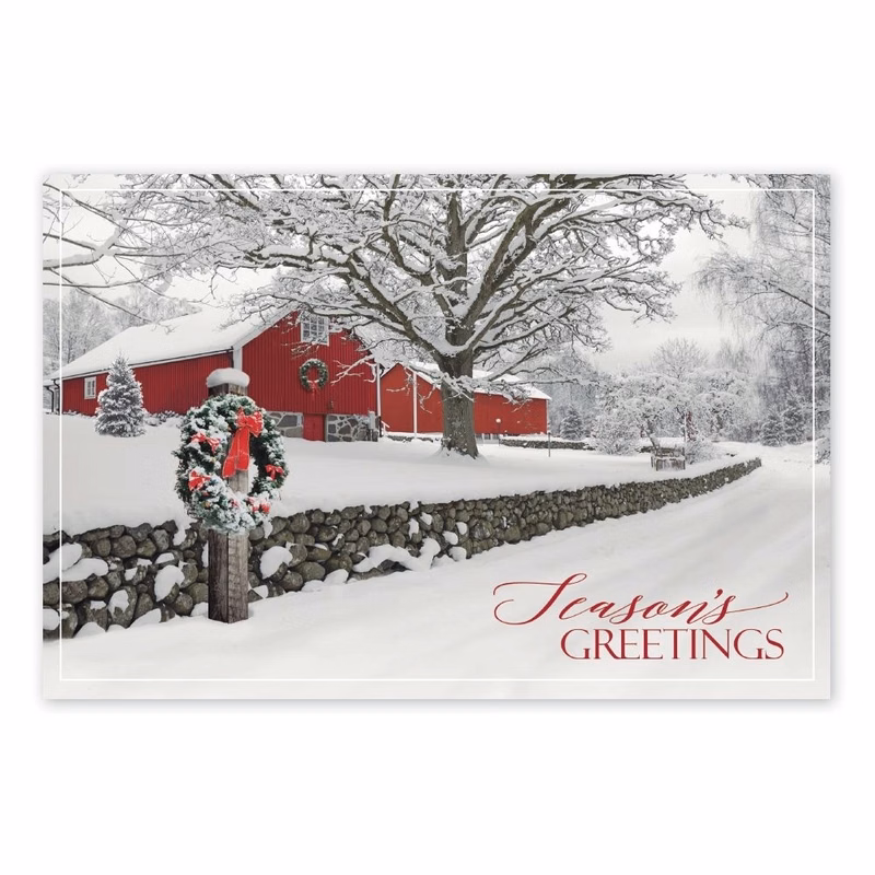 Rustic Ranch Holiday Postcards
