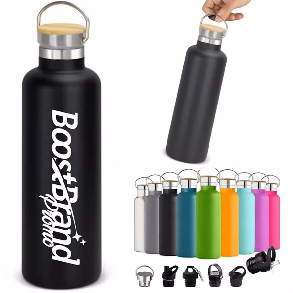 Custom 16 oz Stainless Steel Insulated Sports Flask — Premium Hydration Bottle