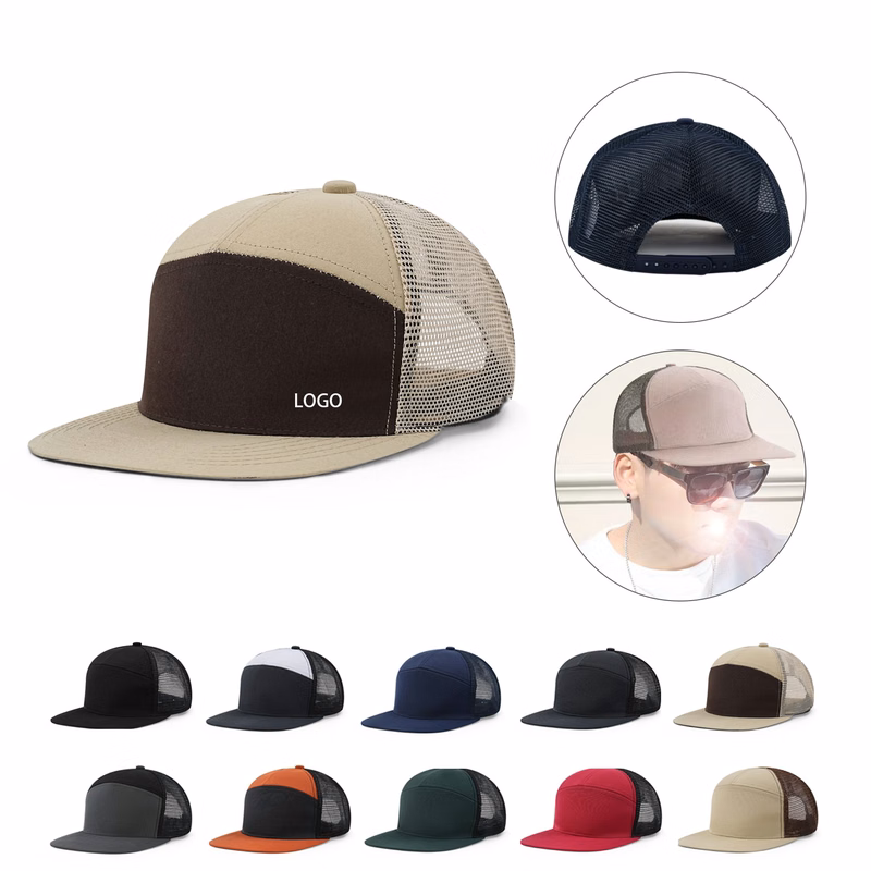 Seven Panel Mesh Baseball Cap