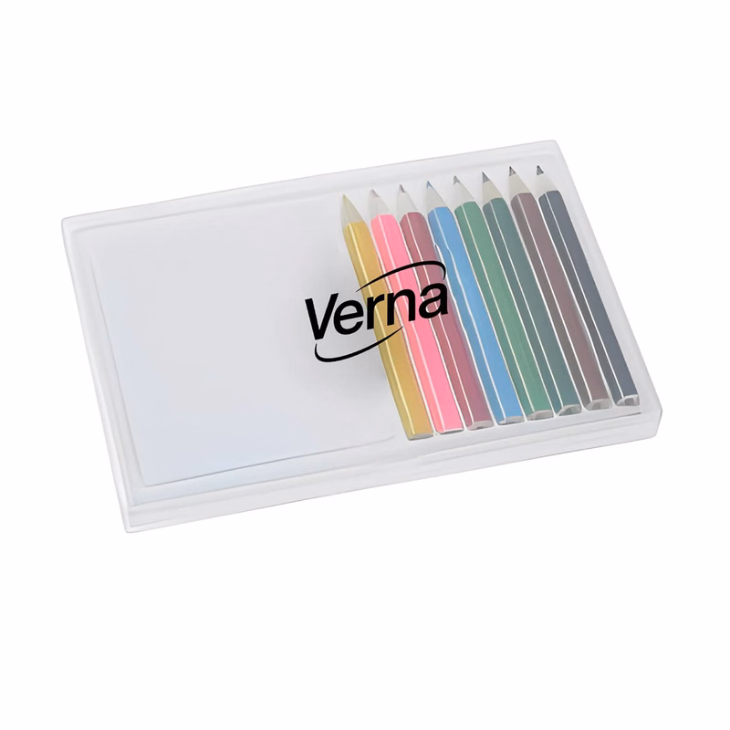 9PCS Sketch Pad Colored Pencil Set w/ Box