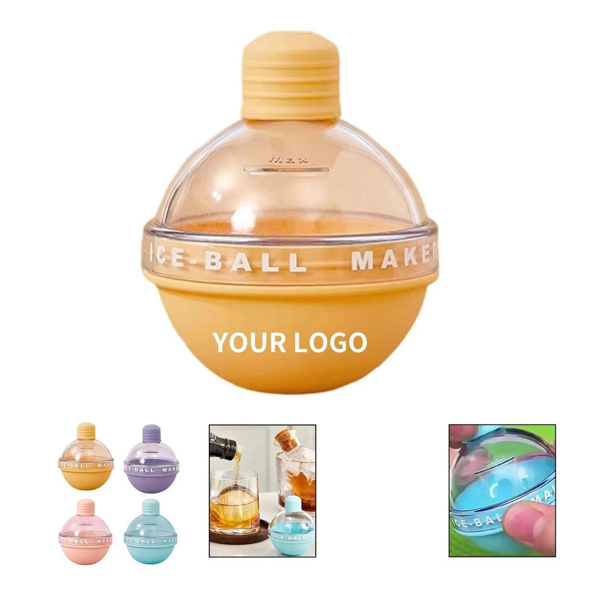 Compact Round Ice Mold with Sealed Lid Design 1