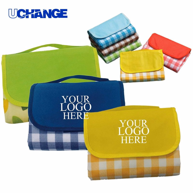 Roll Up Picnic Mat with Creekside Design