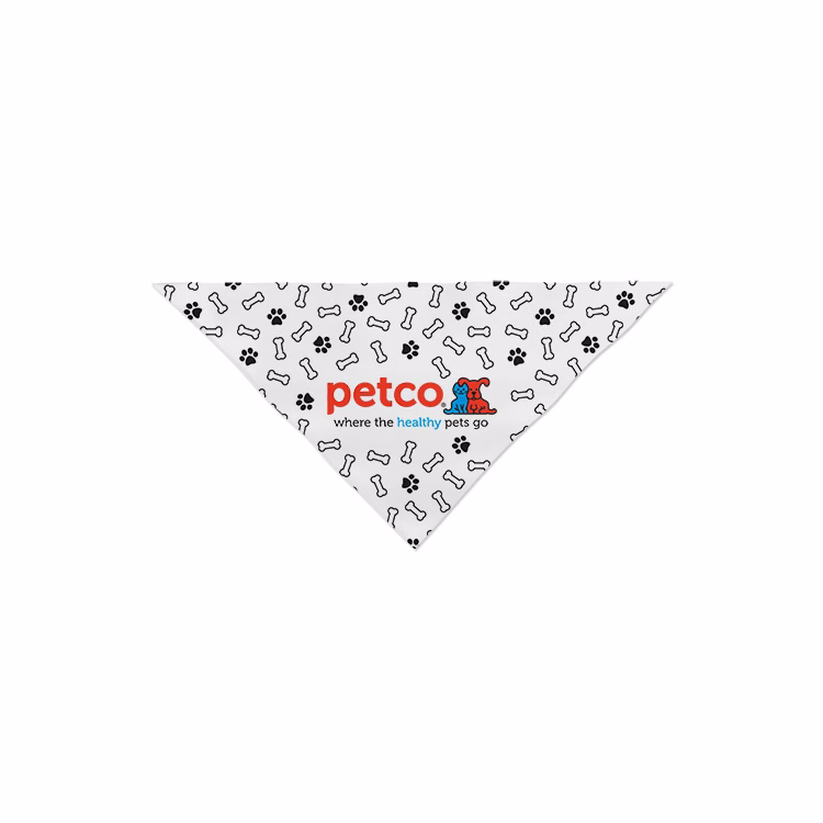 Small Full Color Custom Dog Bandanas