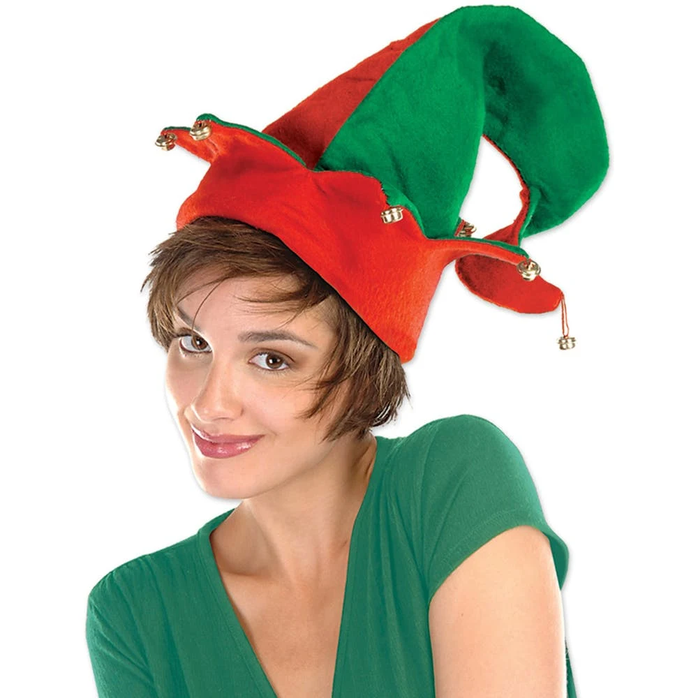 Elf Hats with Bells - One Size 1