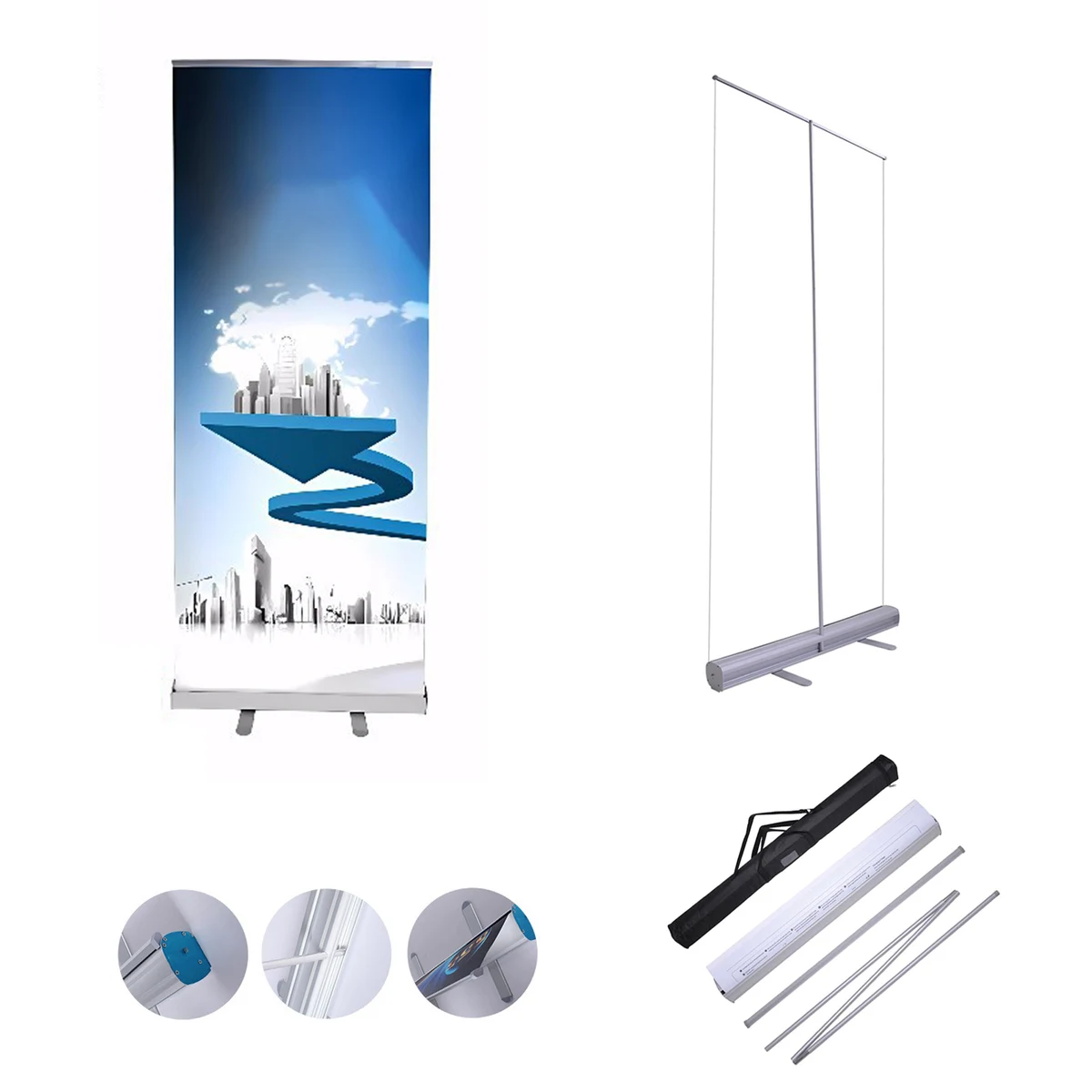 Custom Retractable Banner Stand 23" x 63" 1