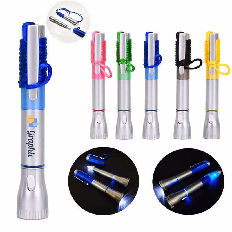 Custom Flashlight With Light-Up Pens