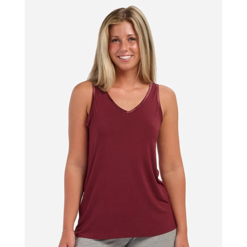 Boxercraft Women's Bamboo V-Neck Tank Top - BW2504 1