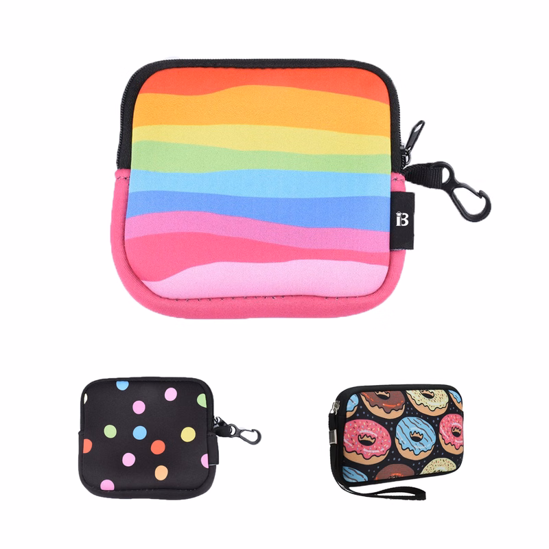 Wetsuit Fabric Fashion Print Convenient Eyewear Bag