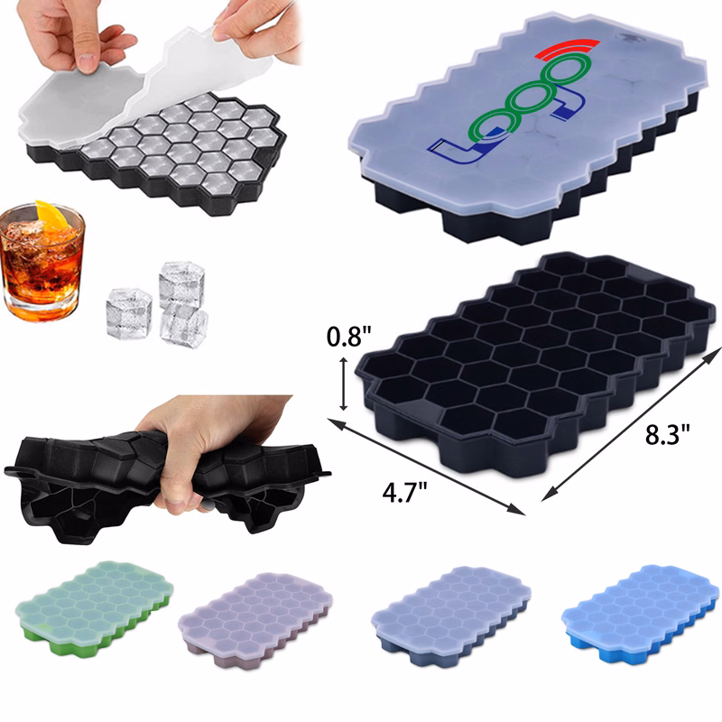 Creative Silicone Honeycomb Shaped Ice Tray