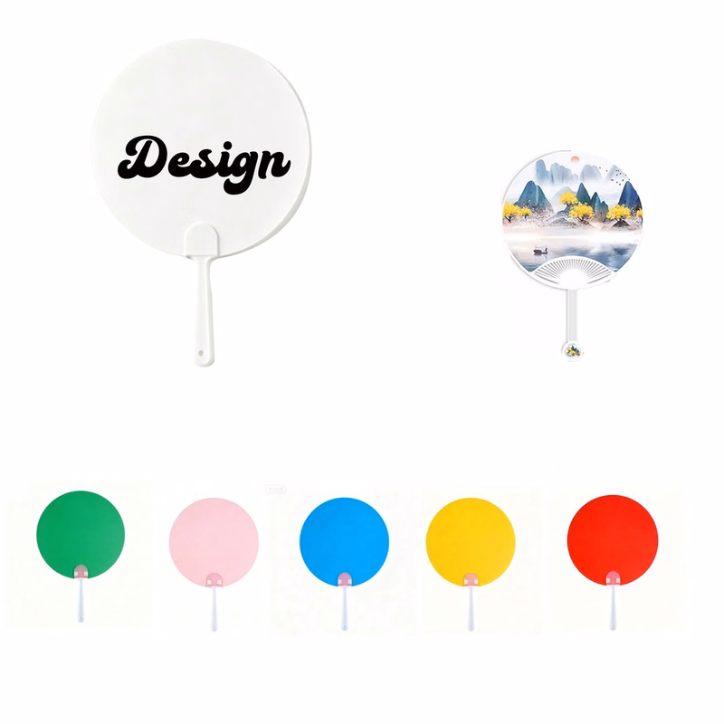 Custom Promotional Plastic Hand Fans for Events