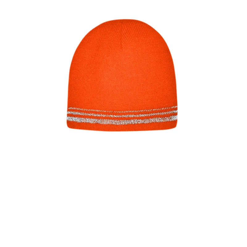 CornerStone Lined Enhanced Visibility With Reflective Stripes Beanie 1