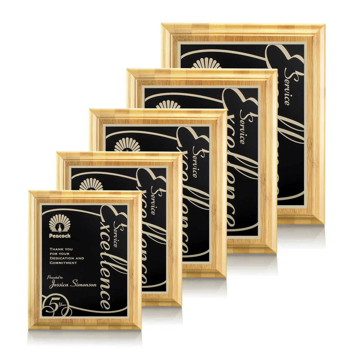 Bamboo/Marietta Plaque - Black 1